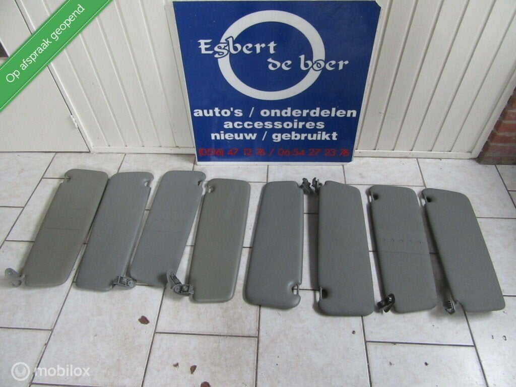 Zonneklep links rechts Vivaro Trafic Primastar, bj '01-'14, Gebruikt, Opel, Ophalen of Verzenden, Opel