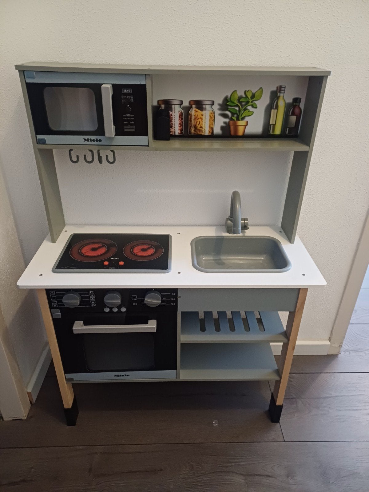 speelkeukentje, Ophalen, Gebruikt, Hout, Speelkeuken