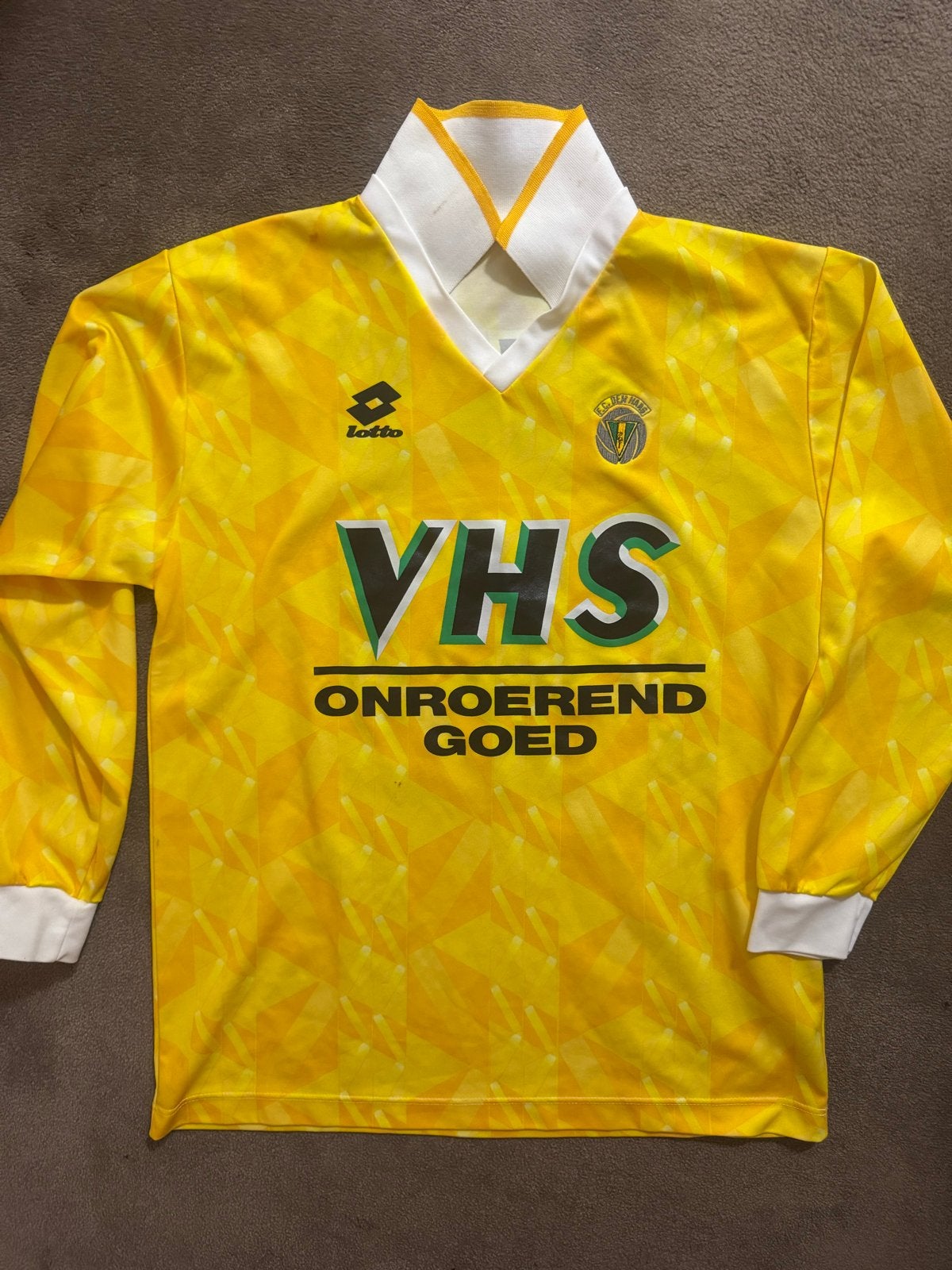 ADO Den Haag Matchworn Shirt Jeffrey Talan #15 Gesigneerd, Ophalen of Verzenden