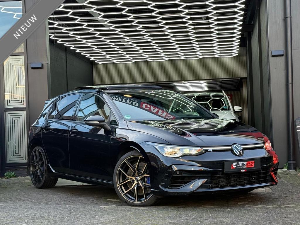 Volkswagen Golf 8R 2.0 TSI R 4Motion PANO, HUP | H&K | NRING, Auto's, Automaat, Gebruikt, Zwart, 4 cilinders