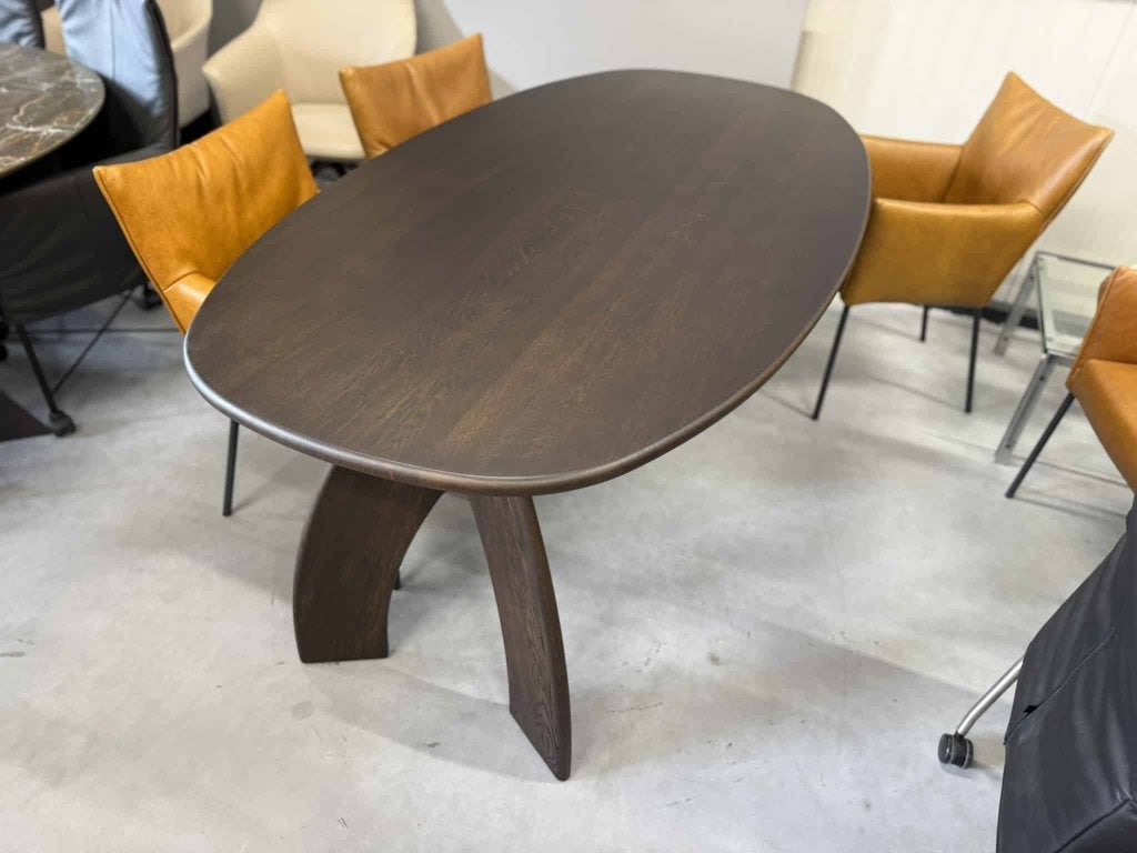 Showmodel Hofstede Raanhuis Arona eettafel Deens ovaal 190, Nieuw, 150 tot 200 cm, Ovaal, 50 tot 100 cm