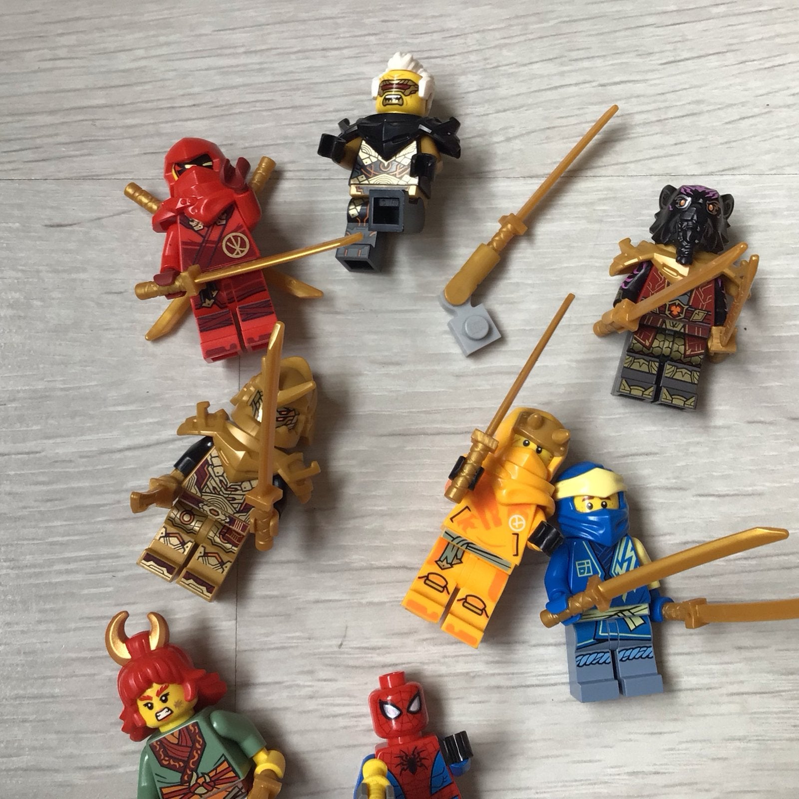 Lego Ninjago en Spiderman minifiguren ophalen, Ophalen of Verzenden, Gebruikt, Overige merken