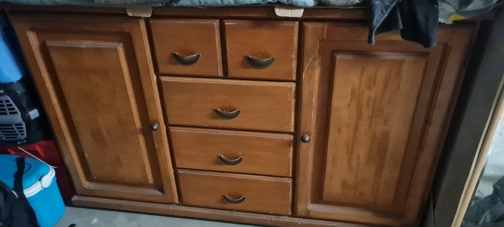 Gratis dressoir, Ophalen, Gebruikt, Hout, Grenenhout