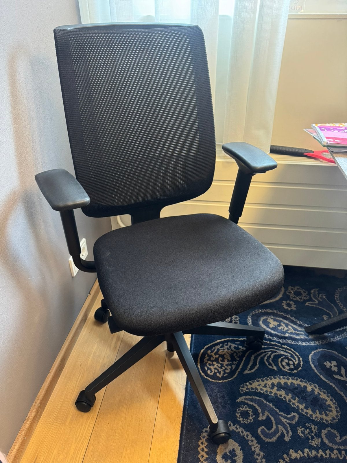 Steelcase Reply Air bureaustoel, Ophalen, Gebruikt, Zwart, Bureaustoel
