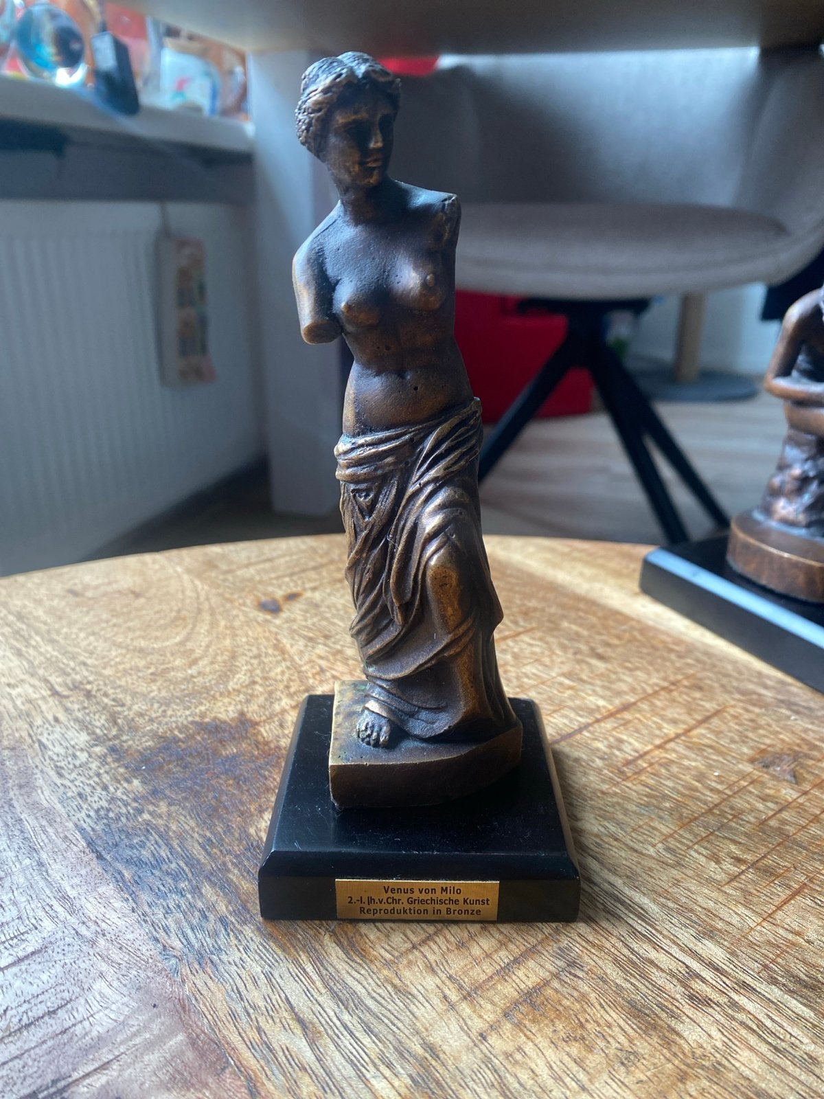 Loevre Venus van Milo beeldje - Griekse Kunst reproductie, Minder dan 20 cm, Ophalen of Verzenden, Brons, Gemerkt