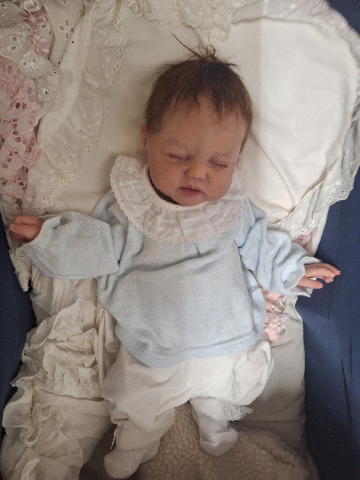 zeer mooie eco flex20  full body siliconen baby 400 euro, Ophalen of Verzenden, Zo goed als nieuw, Pop