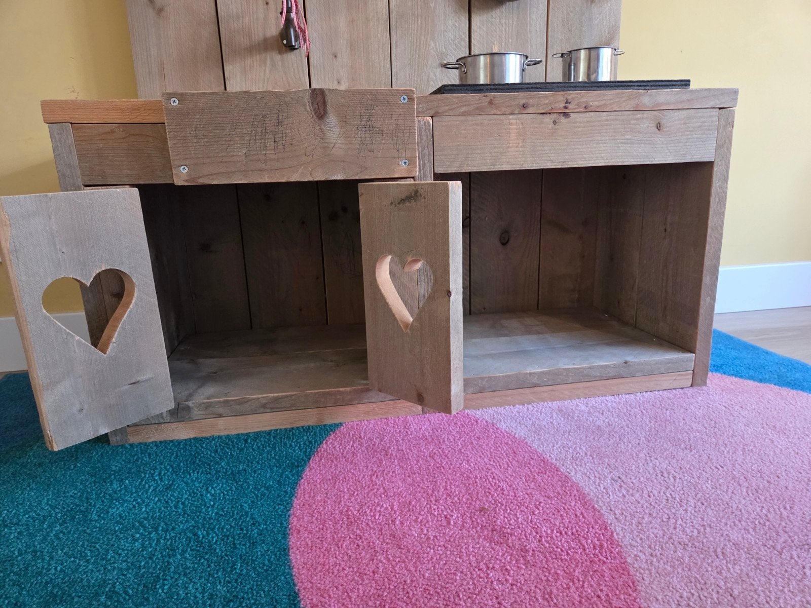 Houten Speelkeuken inclusief accessoires oa van Hape, Ophalen, Gebruikt, Ontdekken