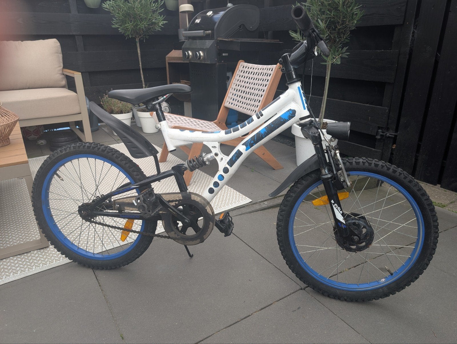 Jongensfiets 20 inch, Fietsen en Brommers, Fietsen | Crossfietsen en BMX, Ophalen, Gebruikt, Staal, 24 inch of meer