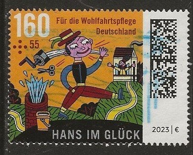 Duitsland 299, gelukkige Hans, Verzenden, 1990 tot heden, Gestempeld