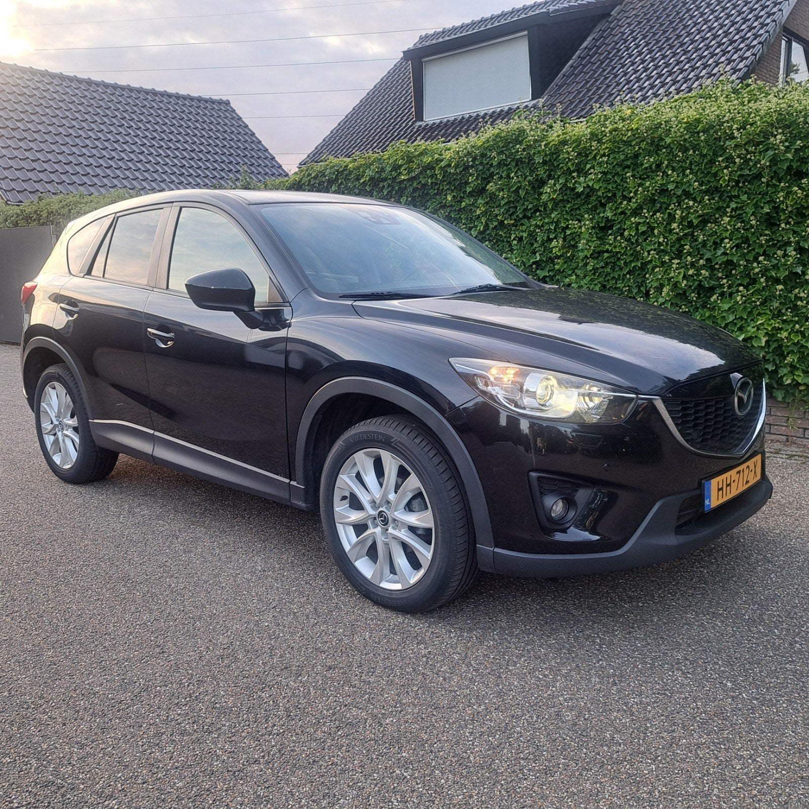 Mazda CX-5 2.2 Skyactiv 129KW 4WD AUT 2013 Zwart, Auto's, Automaat, 4 cilinders, 2000 kg, 2191 cc