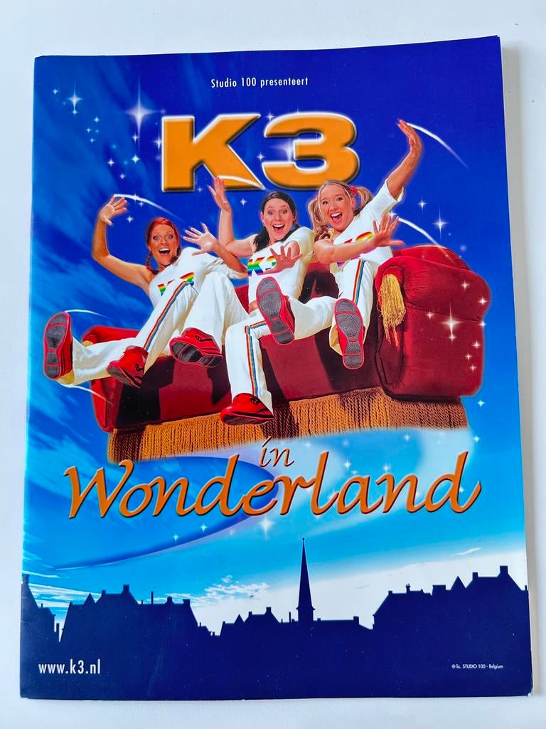 Toerboek K3 in Wonderland uit 2003, Diversen, Ophalen of Verzenden, Nieuw
