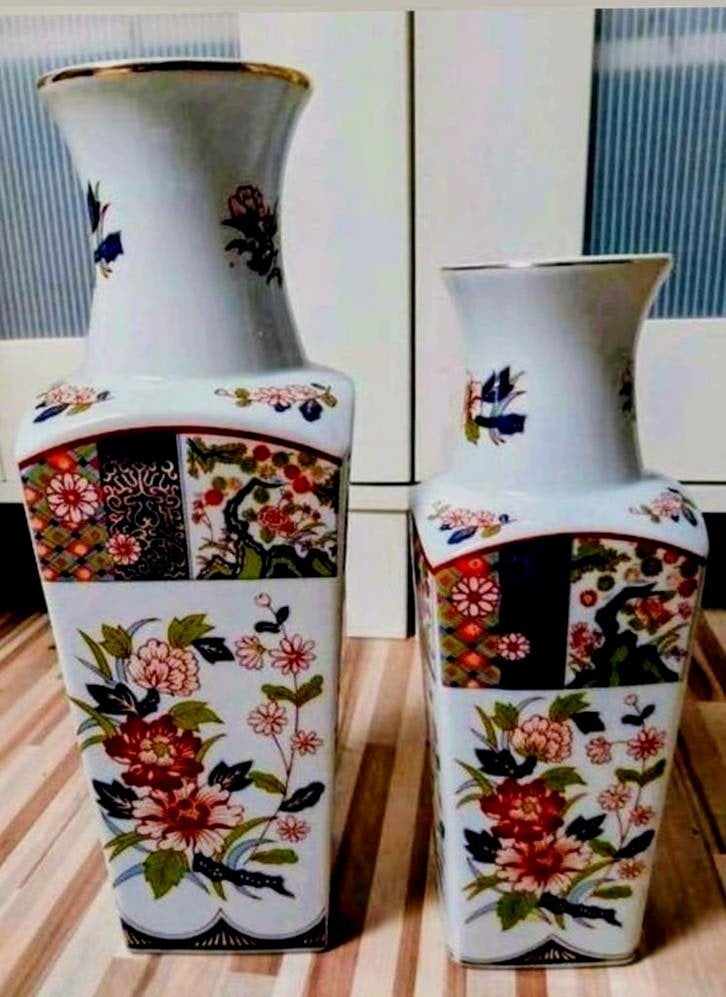 Vintage Japanse Imari porselein, Antiek en Kunst, Antiek | Vazen, Ophalen of Verzenden