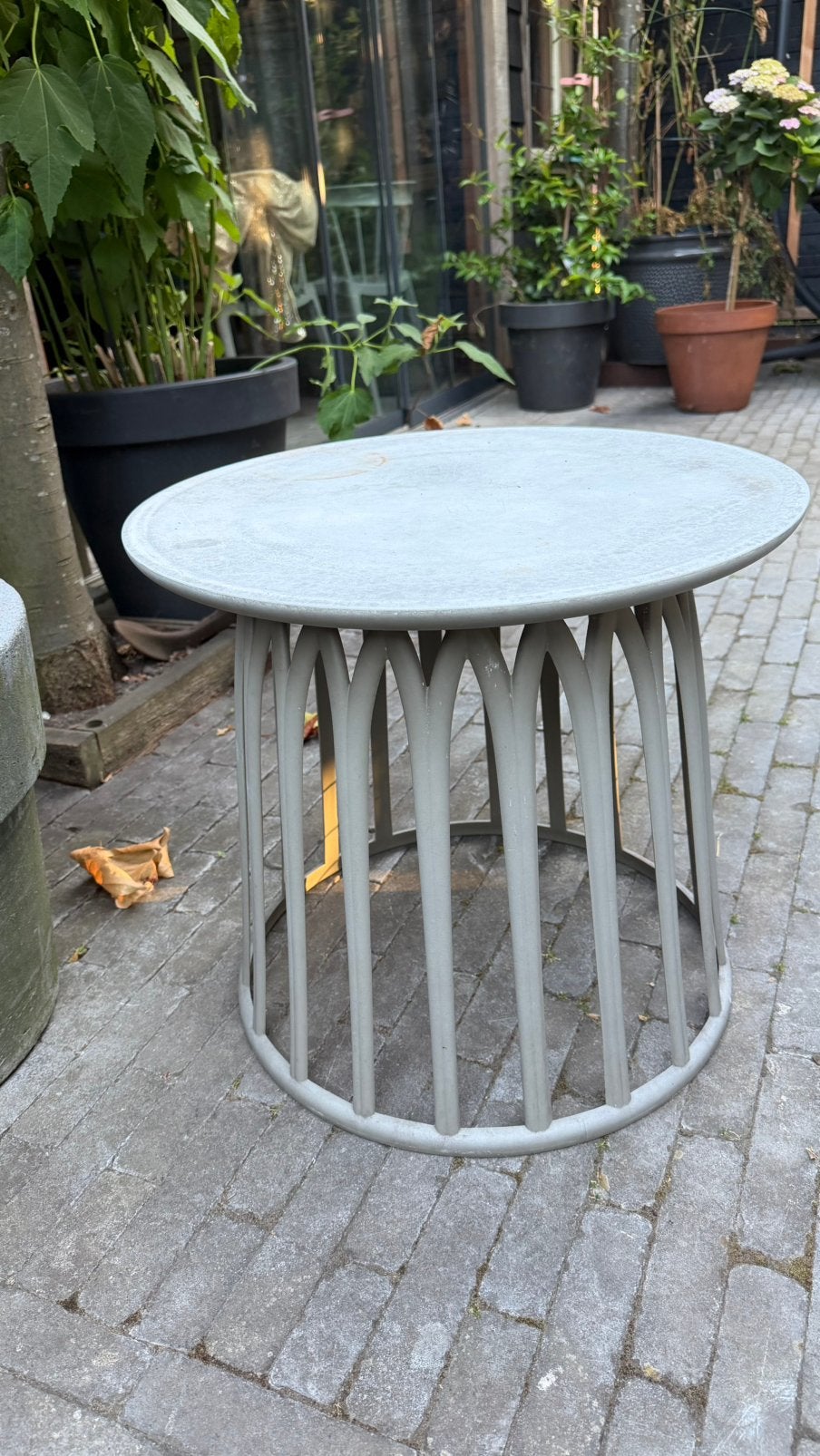 Woood Boy bijzettafeltje, Ophalen, Zo goed als nieuw, Rechthoekig, Kunststof
