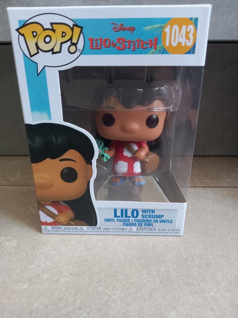 Funko pop Disney Lilo and stitch Lilo with scrump, Ophalen of Verzenden, Zo goed als nieuw