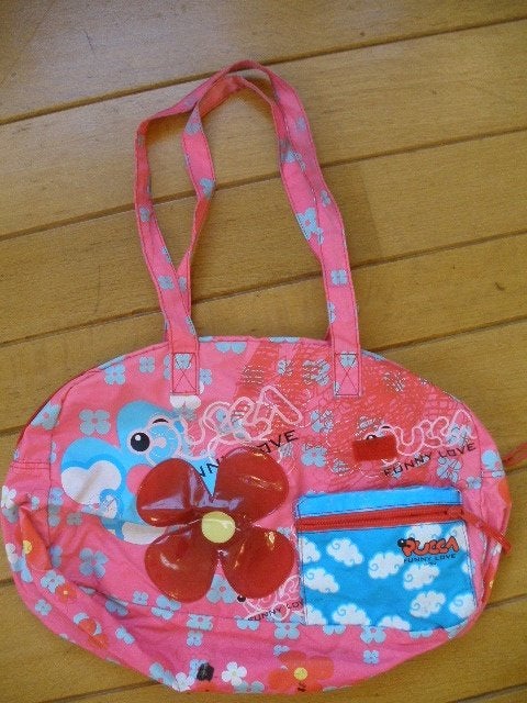 PUCCA tas roze met bloemen, Ophalen of Verzenden, Roze, Handtas
