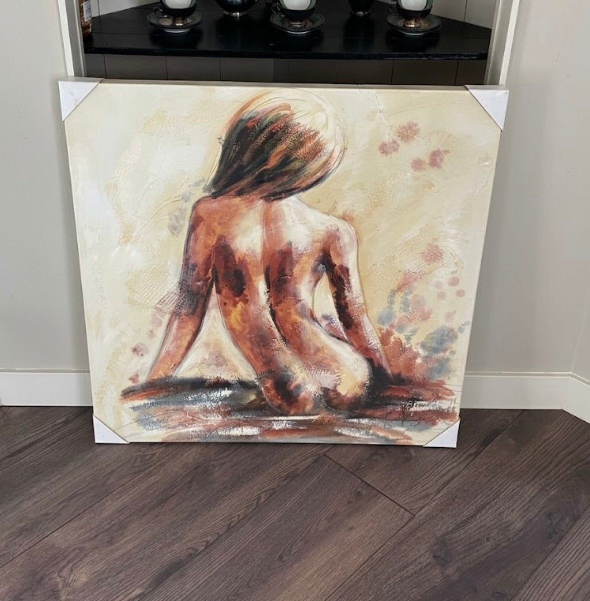 Nieuw canvas schilderij 80x80 cm, Huis en Inrichting, Nieuw, Ophalen of Verzenden, Schilderij, 75 tot 100 cm