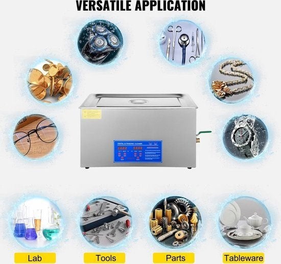 Ultrasone reiniger - Wasmachine - Ultra Sonic Cleaner - 1.3L, Hobby en Vrije tijd, Corvance B.V., Verzenden, Nieuw, Corvancebol@gmail.com