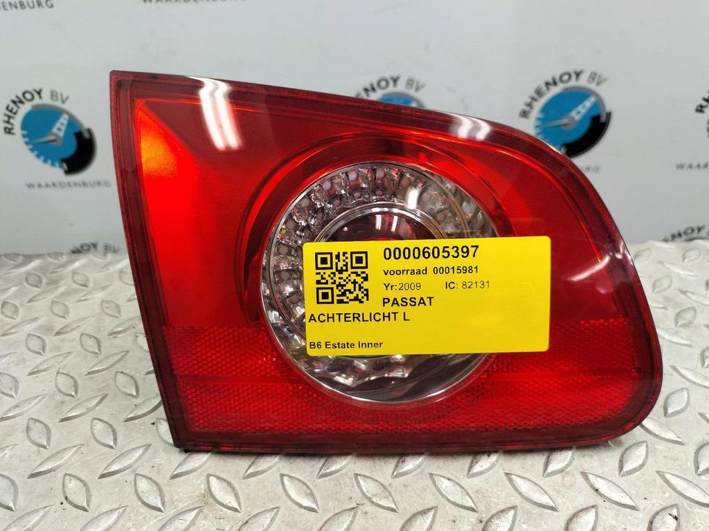 VOLKSWAGEN PASSAT 3C 1.8 TFSI Trendline  ACHTERLICHT L 2009, Ophalen of Verzenden, Gebruikt, ARN erkend