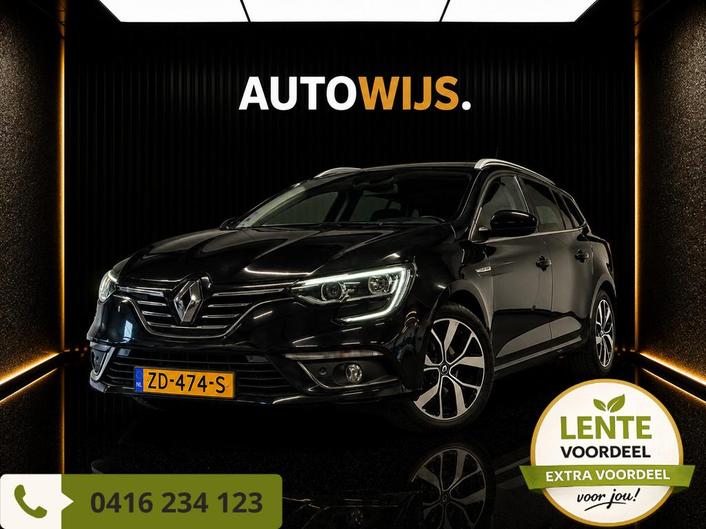 Renault Mégane Estate 1.3 TCe Bose|PANO|AUT|NL AUTO|TREKHAA, Auto's, Renault, Gebruikt, 4 cilinders, 1290 kg, Leder en Stof