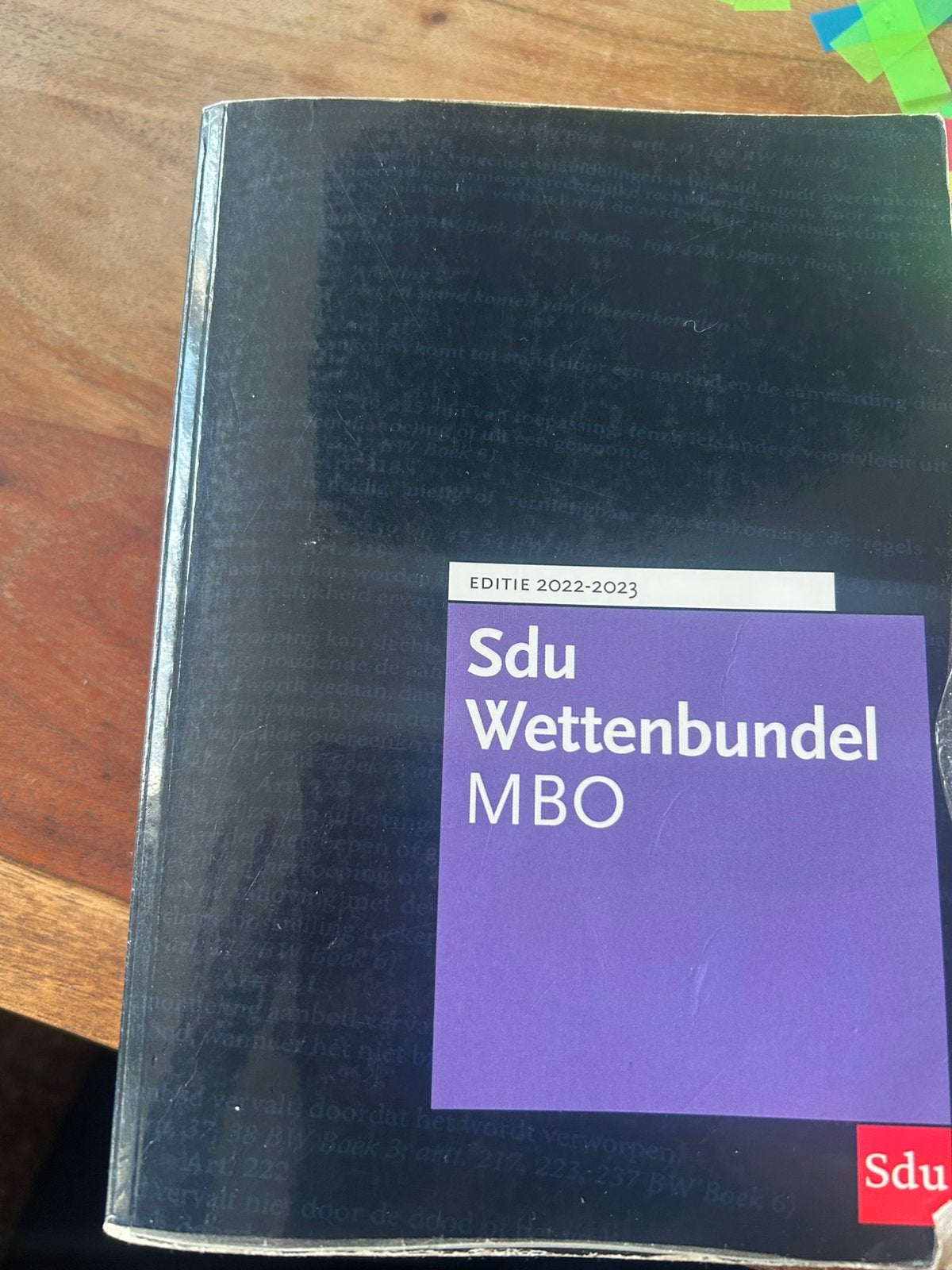 Wettenbundel MBO, Ophalen of Verzenden, Beta, Zo goed als nieuw, MBO
