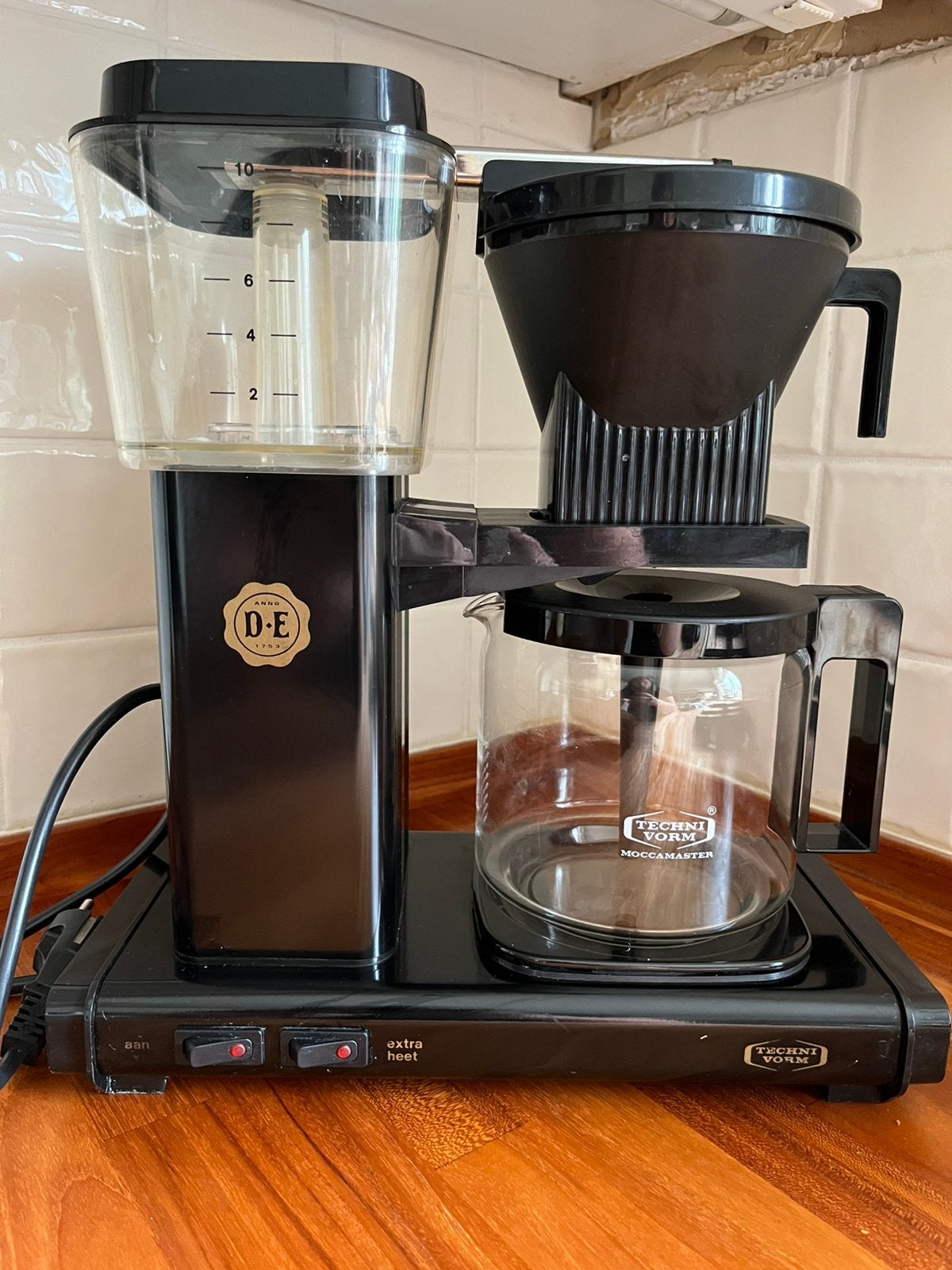 Vintage koffiezetapparaat Douwe Egberts, Witgoed en Apparatuur, Ophalen, Gebruikt, Overige typen, 10 kopjes of meer