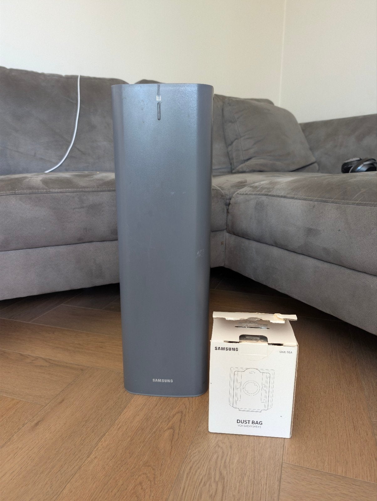 Samsung Clean Station Stofzuiger Leegstation met Stofzak, Witgoed en Apparatuur, Overige typen, Zo goed als nieuw, Automatisch legen