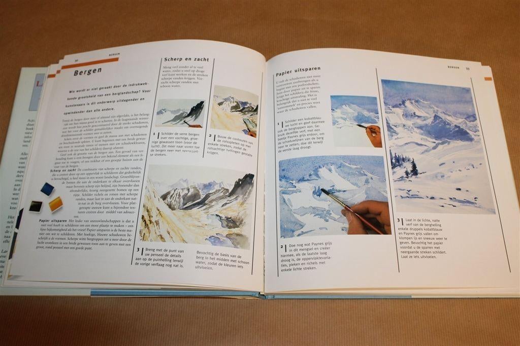 Landschappen in Aquarel – Technieken & inspiratieboek, Boeken, Ophalen of Verzenden, Gelezen, Tekenen en Schilderen