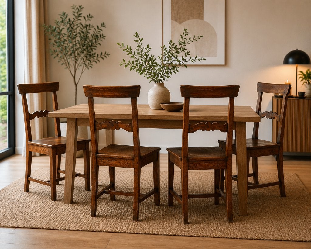 Antieke Engelse houten stoelen  ca. 1800, Antiek en Kunst, Antiek | Meubels | Stoelen en Banken, Ophalen