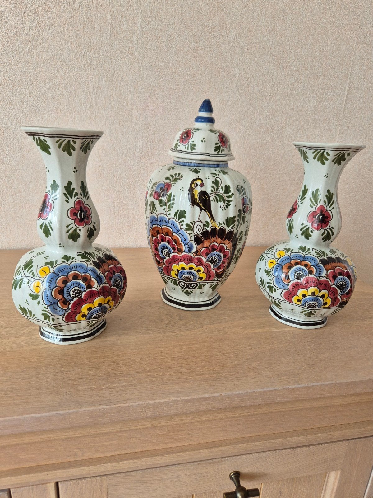Delfts blauw kaststel  met certificaat van echtheid, Antiek en Kunst, Ophalen of Verzenden