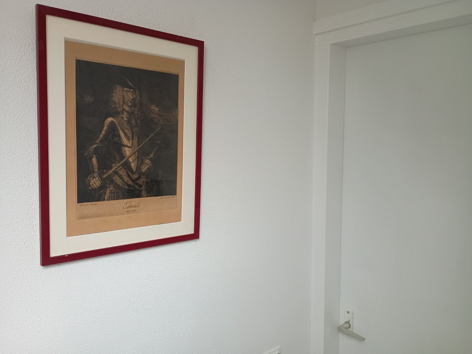 Scandinavische Zee Held authentieke prent met details, Ophalen of Verzenden