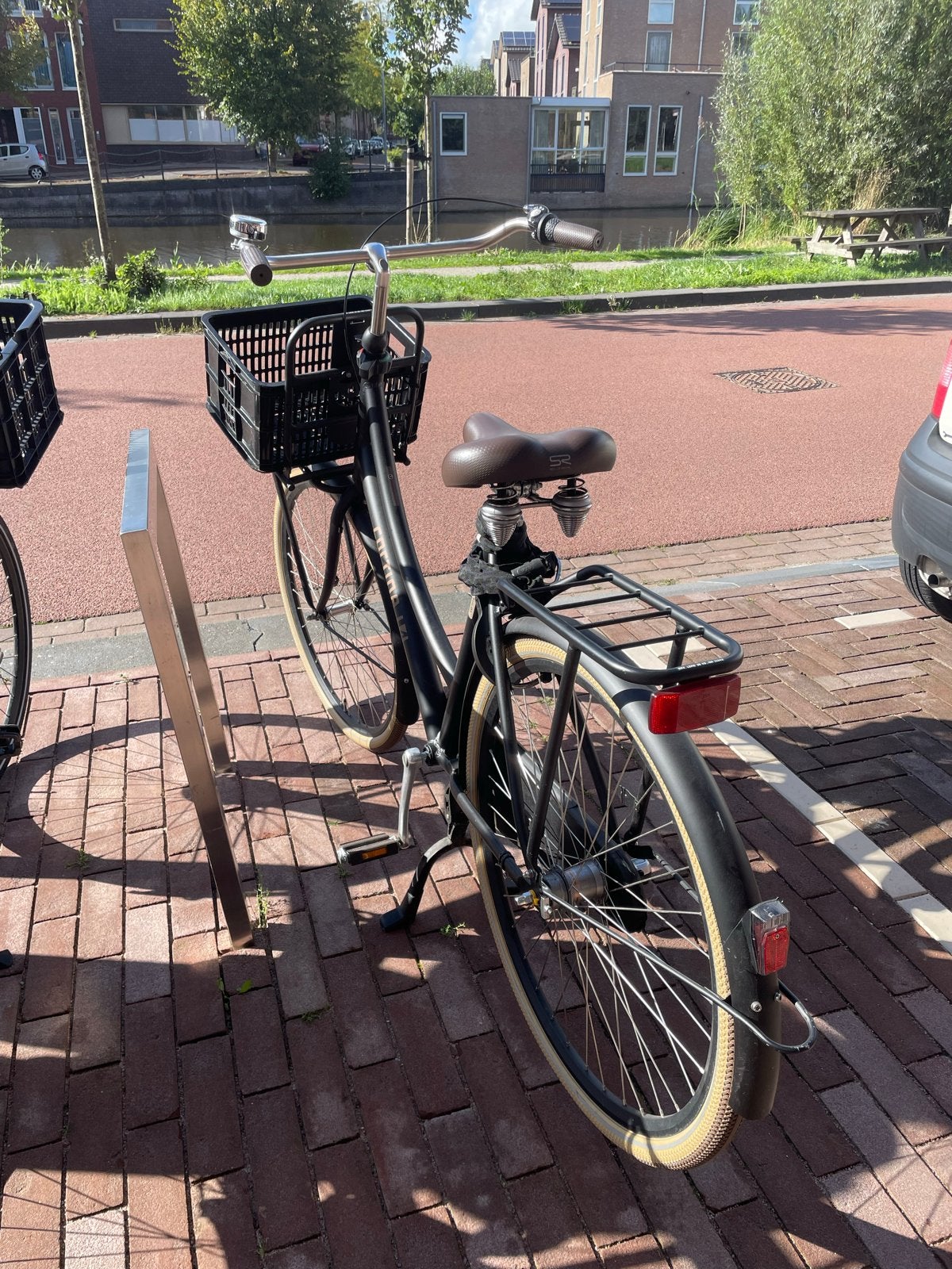 Cortina transportfiets zo goed als nieuw, Fietsen en Brommers, Terugtraprem, Versnellingen, Zo goed als nieuw, Ophalen