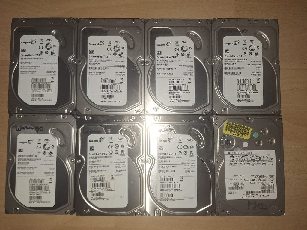 8x 3.5 inch Sata HDD's van 1TB p.st. Zie omschriving!!, Ophalen, Intern, Gebruikt, 1TB