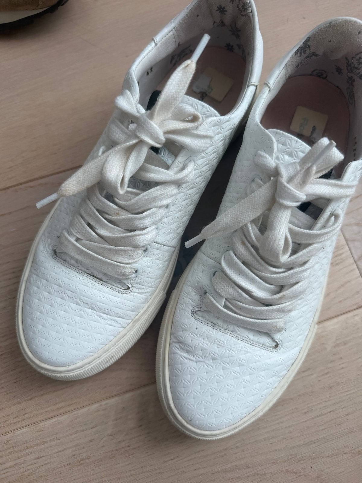 Witte Floris van Bommel sneakers, maat 42, Ophalen of Verzenden, Gedragen, Wit, Sneakers of Gympen