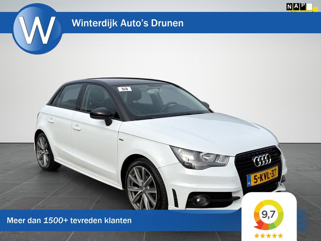 Audi A1 Sportback 1.2 TFSI Admired S-Line Airco|Cruise|Leder, Auto's, Voorwielaandrijving, Euro 5, 86 pk, 4 stoelen
