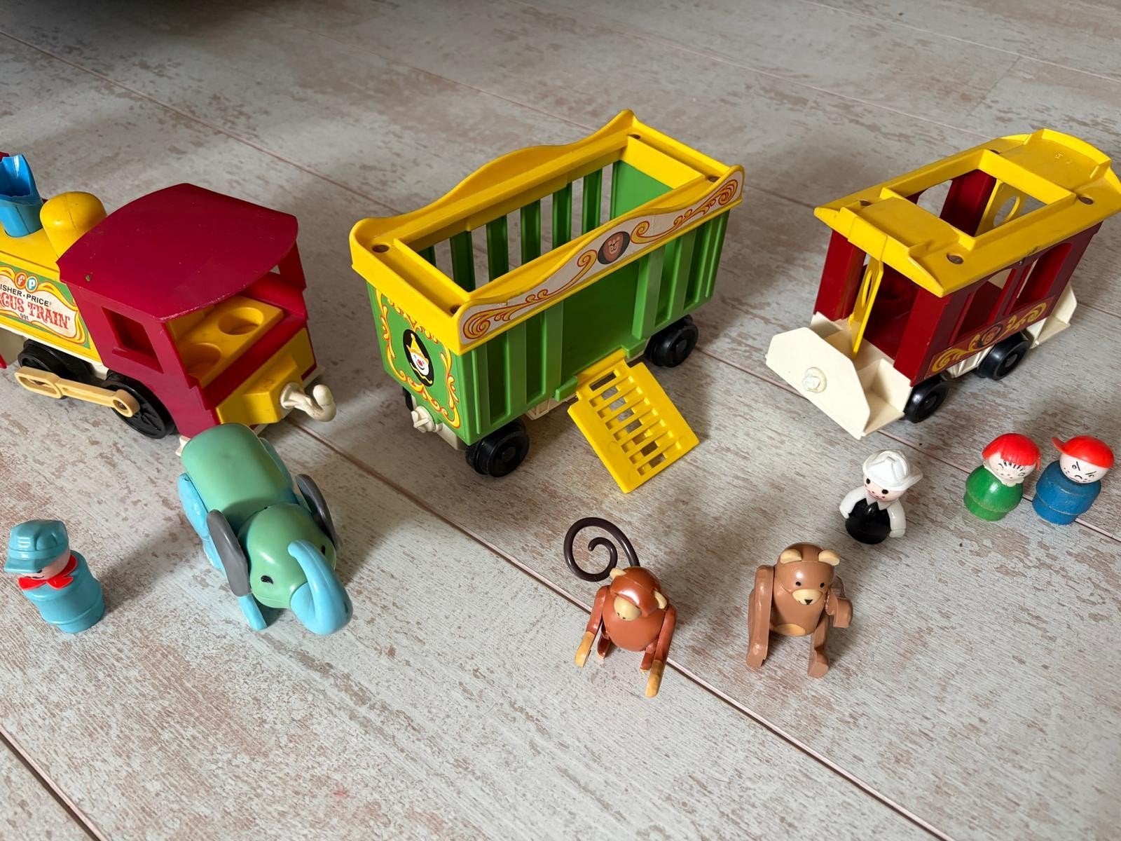 Fisher-Price Circus Trein met Dieren, Ophalen of Verzenden, Gebruikt