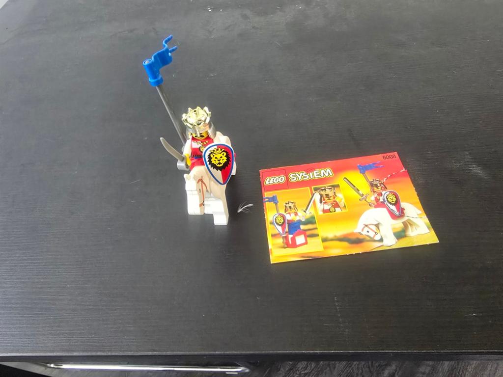 LEGO 6008 Ridder met paard en instructies, Kinderen en Baby's, Speelgoed | Duplo en Lego, Compleet, Gebruikt, Lego, Ophalen of Verzenden
