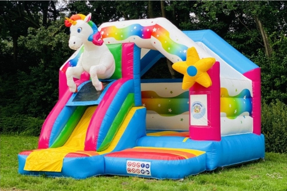 Springkussen huren voor kinderen feest luchtkussen, Ophalen, Zo goed als nieuw, Verjaardag