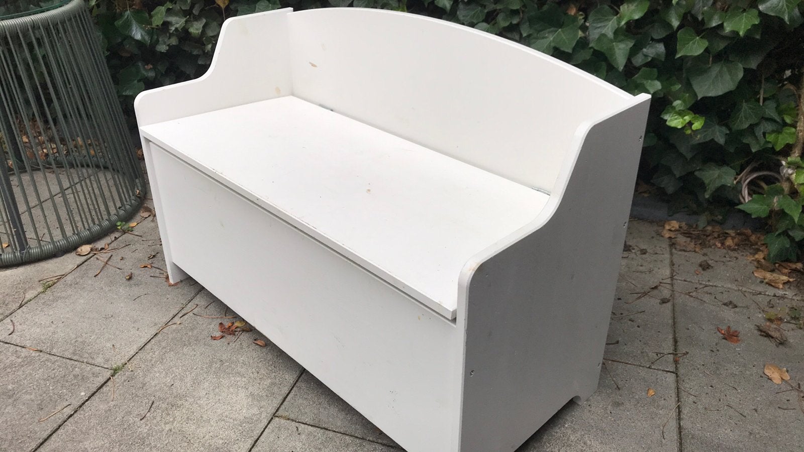 Kinderbankje van hout, Ophalen, Gebruikt, Minder dan 75 cm, Tweepersoons