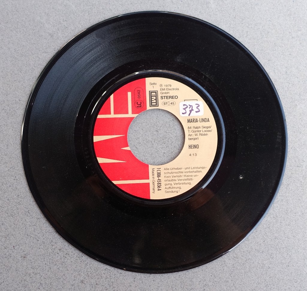 Heino - Maria-Linda / Komm mit in meine Heimat (7'' Single), Gebruikt, 7 inch, Beschermende buitenhoes, Overige typen
