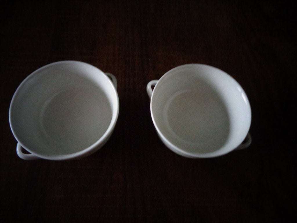 Villeroy & Boch soepkoppen, wit, Villeroy & Boch, Ophalen of Verzenden, Zo goed als nieuw, Overige stijlen