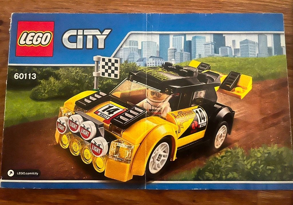 Lego City (60113) raceauto rallyauto, Lego, Ophalen of Verzenden, Inclusief instructies, Complete set
