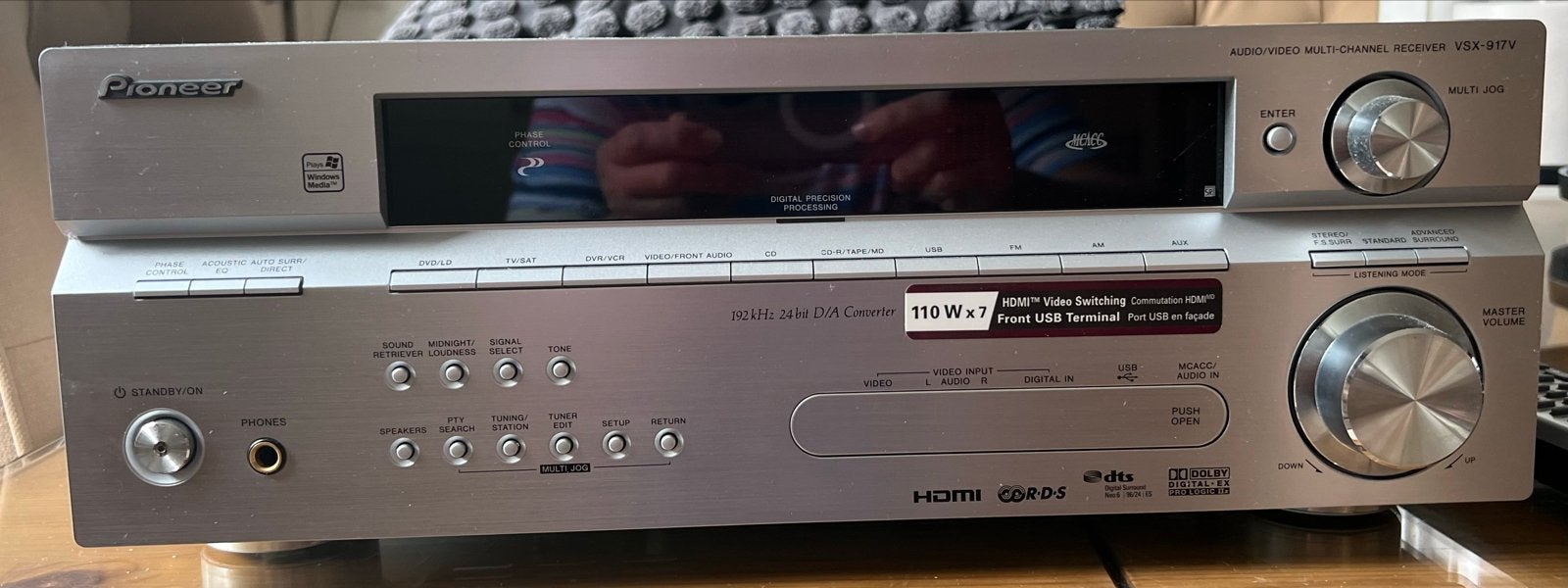 Pioneer VSX-917V Audio/Video Multi-Channel Receiver, Ophalen, Gebruikt, 60 tot 120 watt, Pioneer