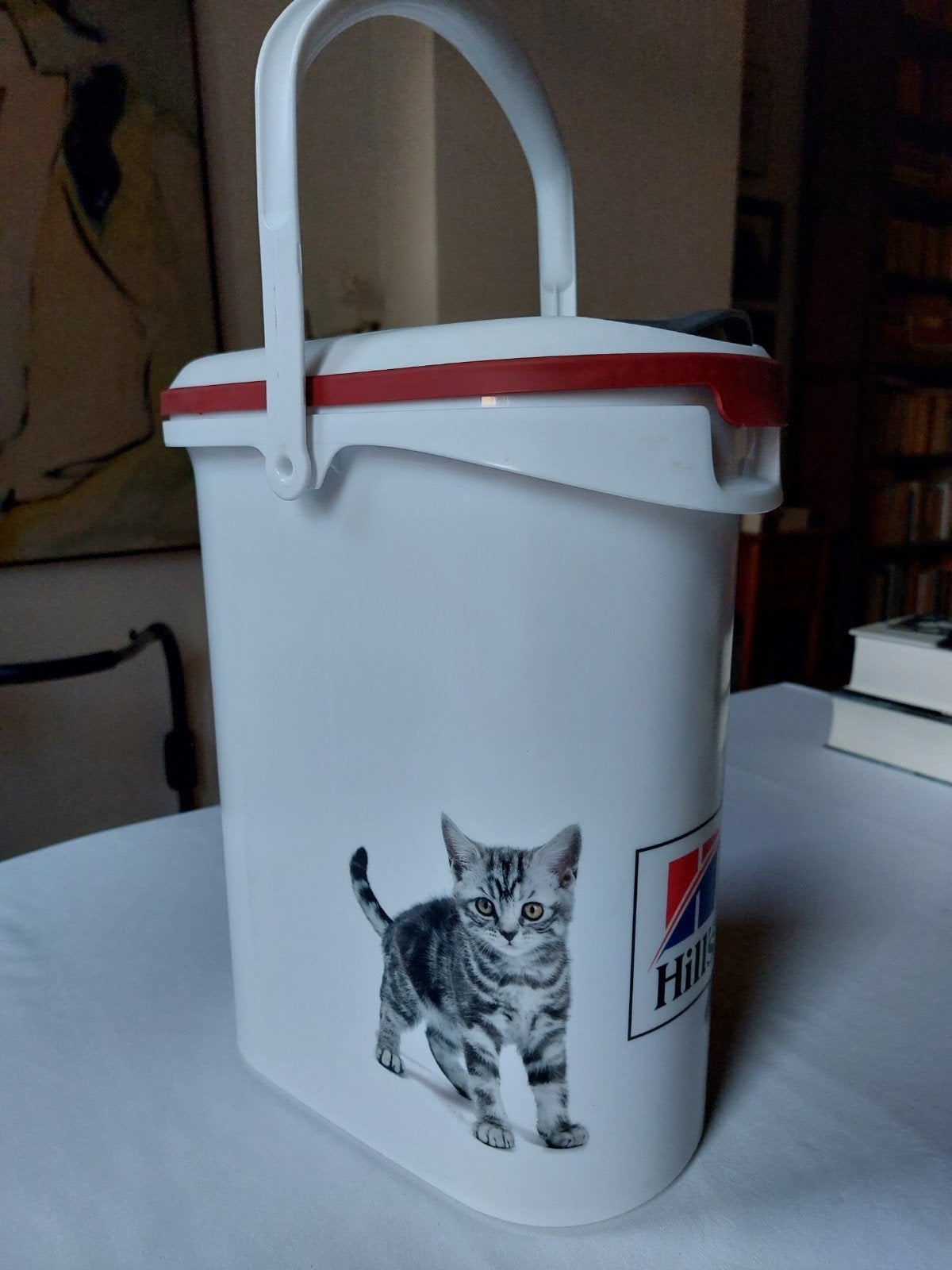 Kattenbrokjescontainer van CURVER voor 4 kg/10 ltr., Ophalen of Verzenden, Zo goed als nieuw