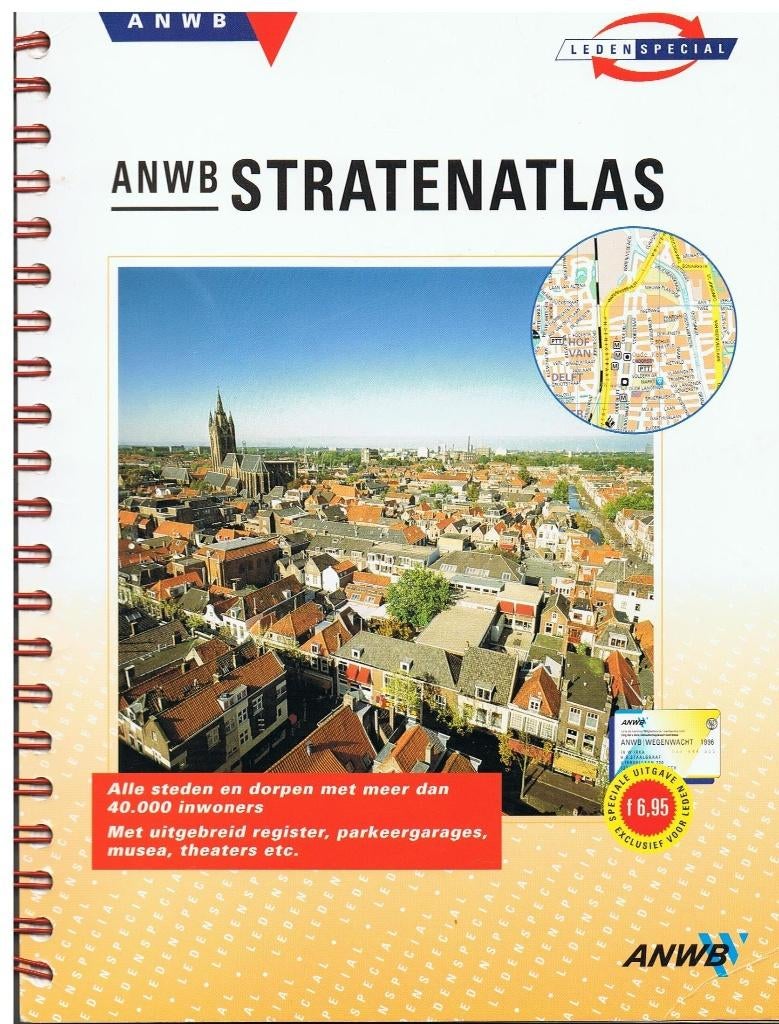 ANWB Stratenatlas 1996  B2, Boeken, Atlassen en Landkaarten, Overige atlassen, Ophalen of Verzenden, Zo goed als nieuw, 1800 tot 2000