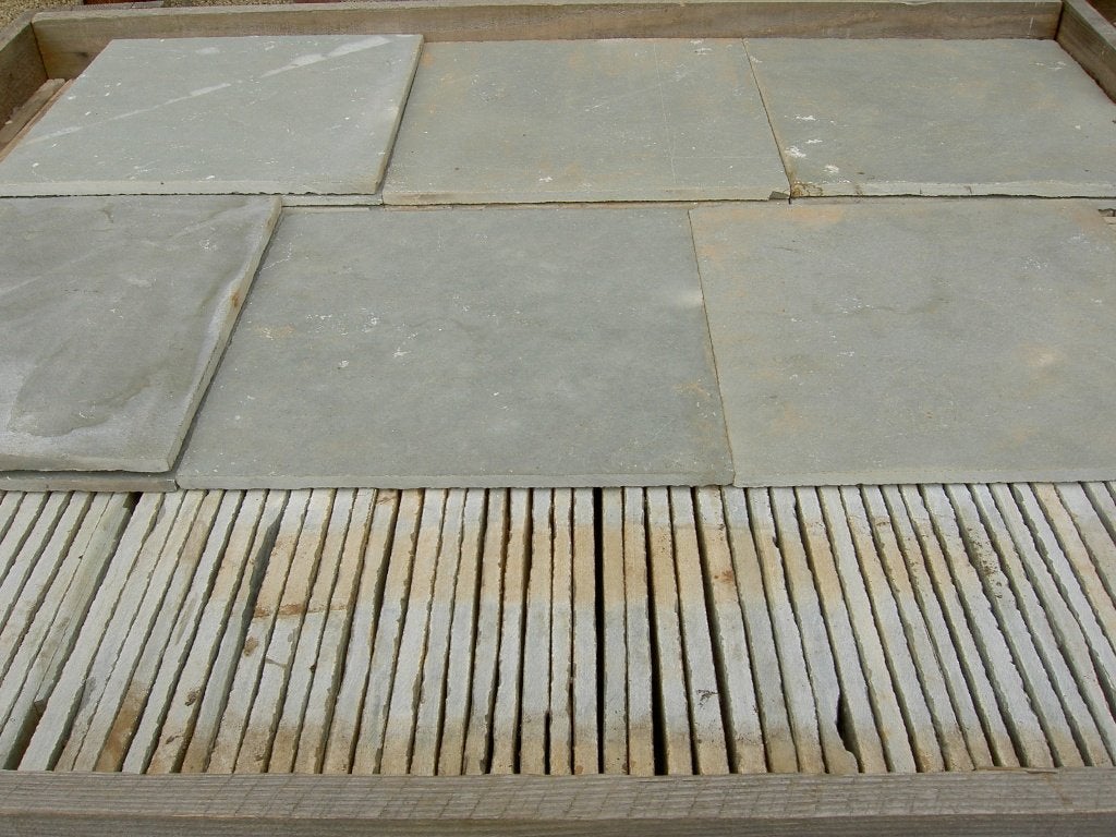 +/- 50 m2 Leitegels Zweeds graniet, Ophalen, Overige materialen, 30 cm of meer, Minder dan 50 cm