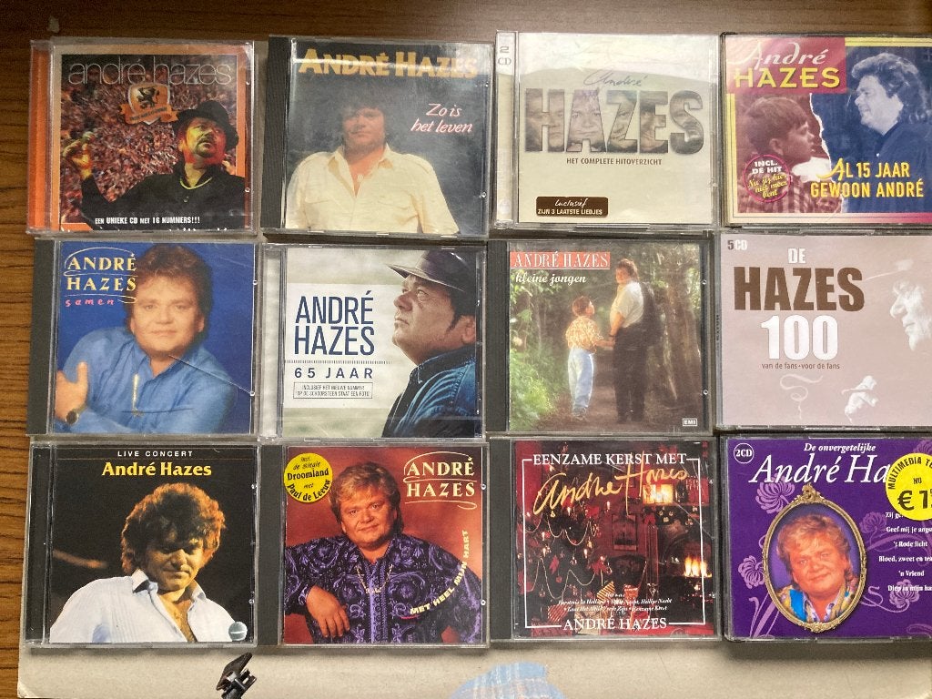 T.K. nog 6 dvd's 10 cd's van Andre Hazes zie actuele lijst, Alle leeftijden, Ophalen of Verzenden, Gebruikt, Concert
