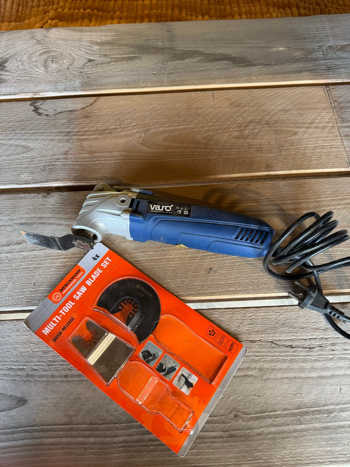 Varo VAR10037/16 Multitool met zaagbladenset, Ophalen of Verzenden, Gebruikt