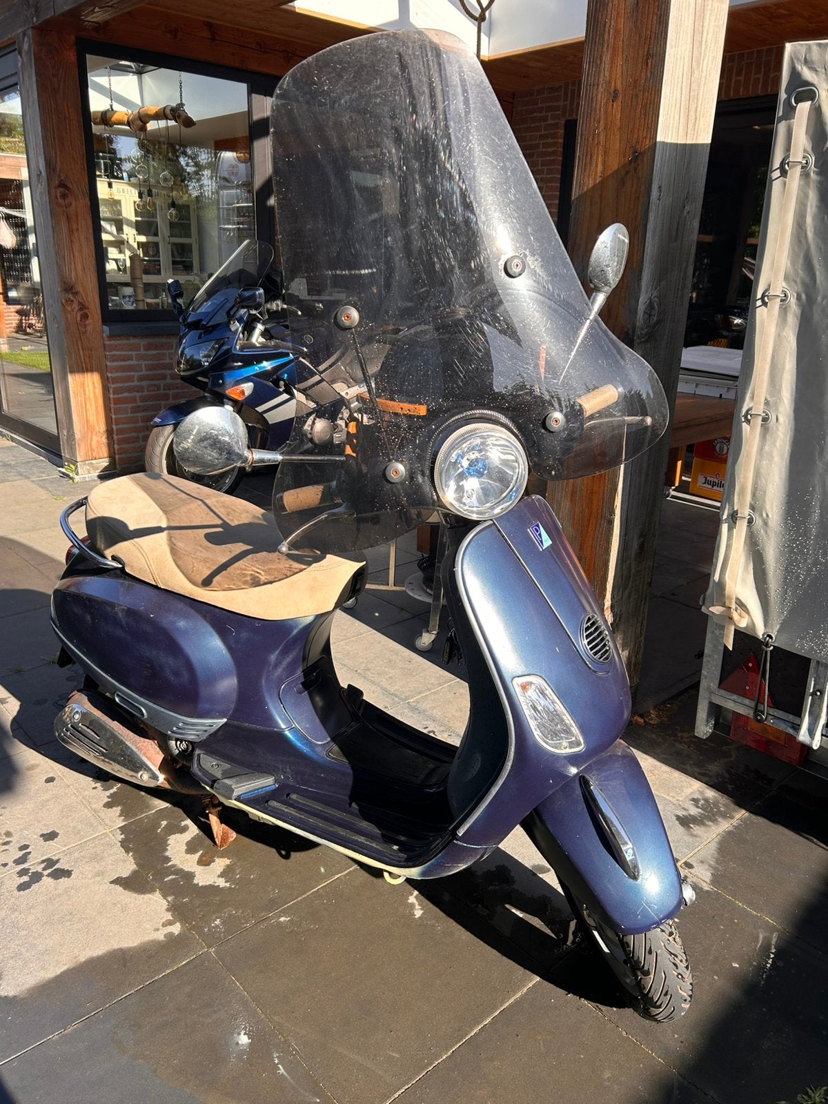 Vespa LX50 2010 4T met schade, Ophalen, Gebruikt, Benzine, Vespa