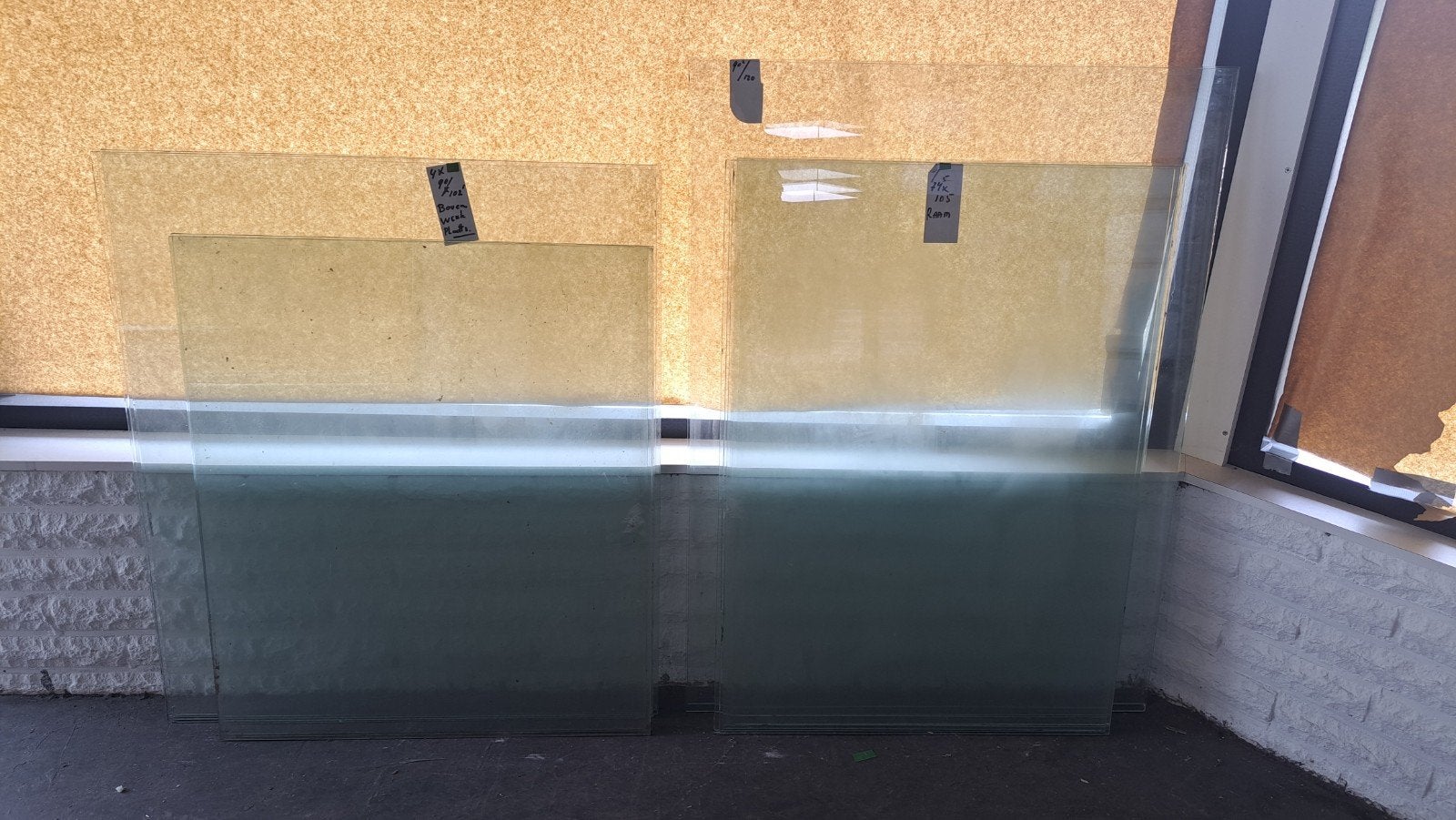 Gratis af te halen: Enkel glas 5mm voor hobby/tuinkast, Ophalen, Gebruikt, Minder dan 80 cm, 80 tot 120 cm
