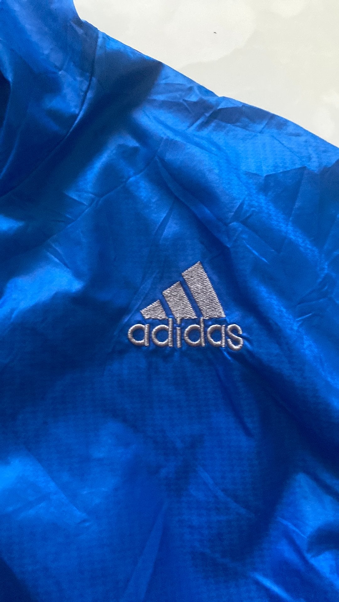Adidas sportjas blauw, Maat 52/54 (L), Blauw, Overige typen, Ophalen of Verzenden